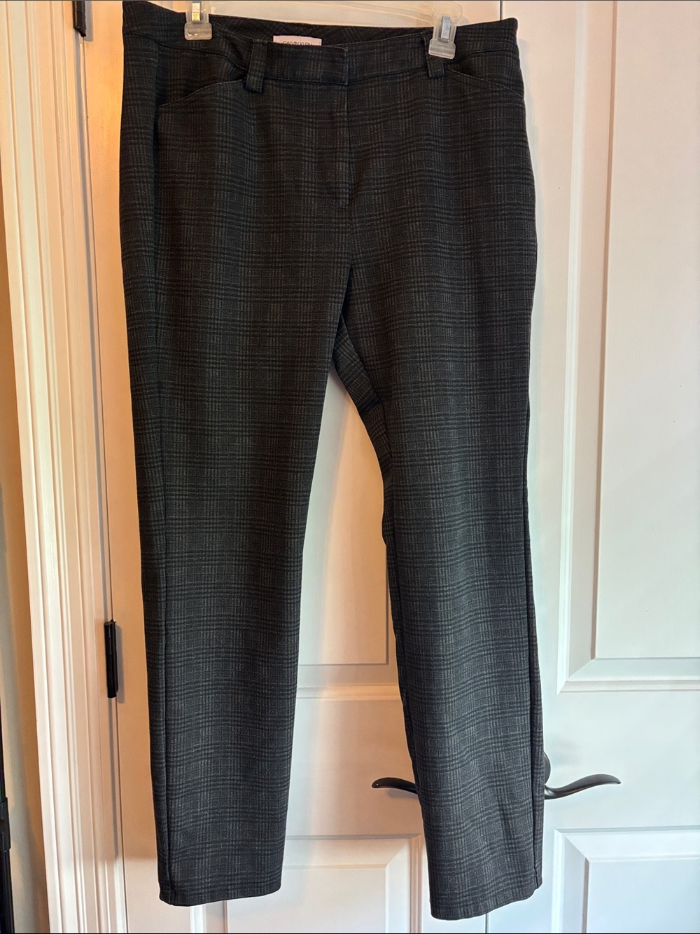 Calvin Klein Women’s Grey Plaid Dress Pants